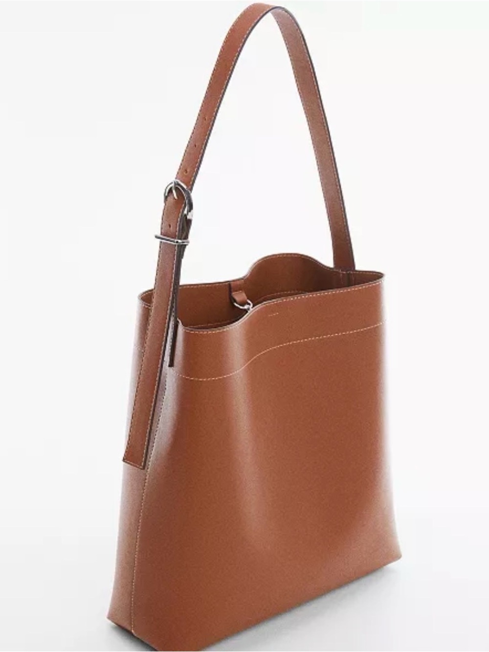 MANGO Short Handle Shopper Bag